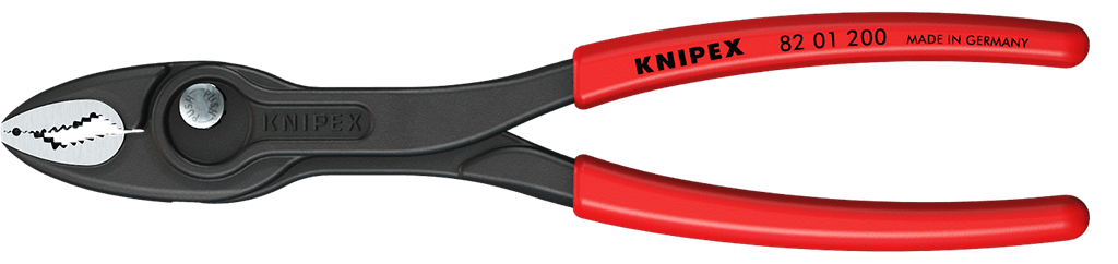 Клещи екстрактори за болтове TwinGrip, червена ръкохватка 200мм, Knipex - K8201200