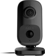 Камера Wi-Fi 4MP 2.8mm IR-8m с датчик за движение PIR, черен, IndoorCam Ajax, AJAX, 111567.303.BL1