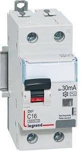 ДТЗ комбинирана DX3 1P+N 10A крива C 30mA тип AC 6kA 2 мод. Legrand, LEGRAND НИСКО НАПРЕЖЕНИЕ, 411011