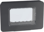 Лицева рамка + носеща IP55 3 мод. цвят Графит Light Now Bticino, BTICINO, 28603YD