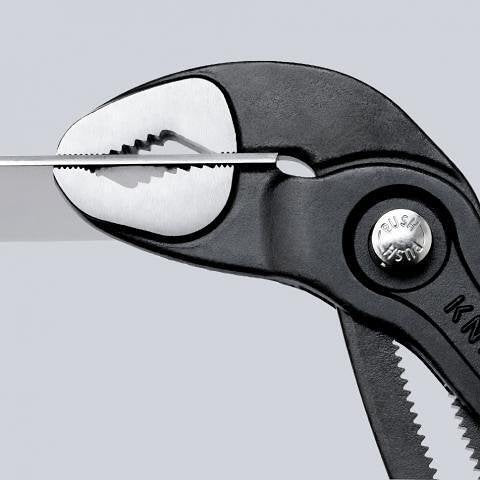 Клещи раздвижени Cobra, червена ръкохватка 300мм, Knipex - K8701300