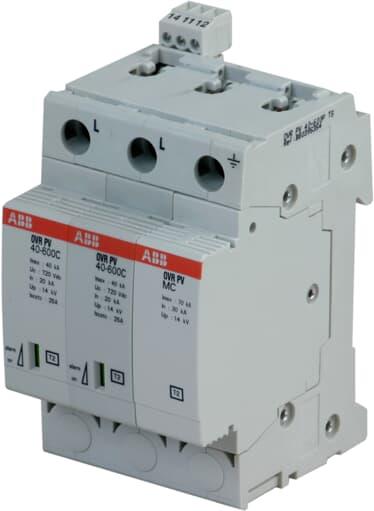 Катоден отводител тип 2 OVR 40kA 275V 3P ABB, 2CTB803873R2400