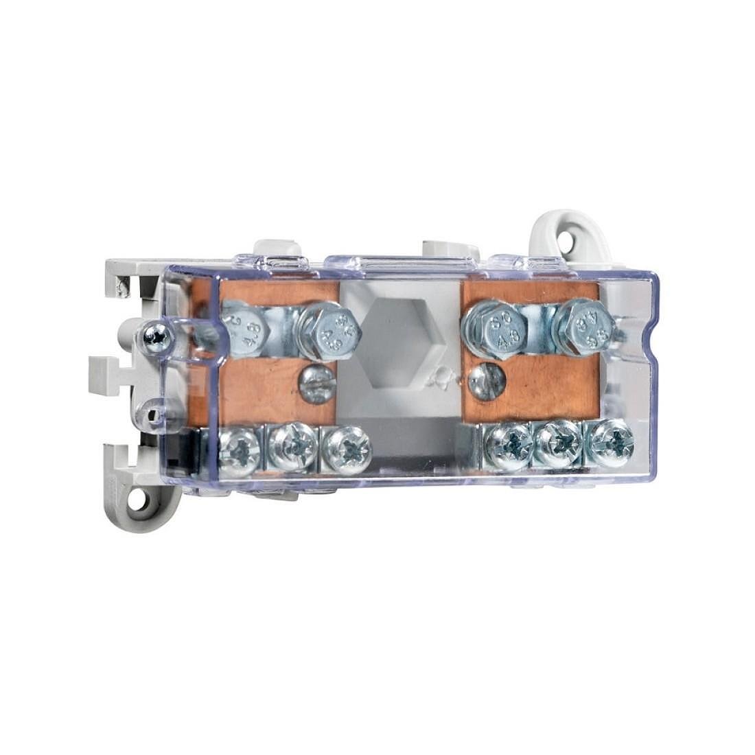 ATRA-5103  КЛЕМА РАЗПРЕДЕЛИТЕЛНА 2х3 120A 400V ТИП МОНТАЖ - DIN шина, Плоча, АТРА