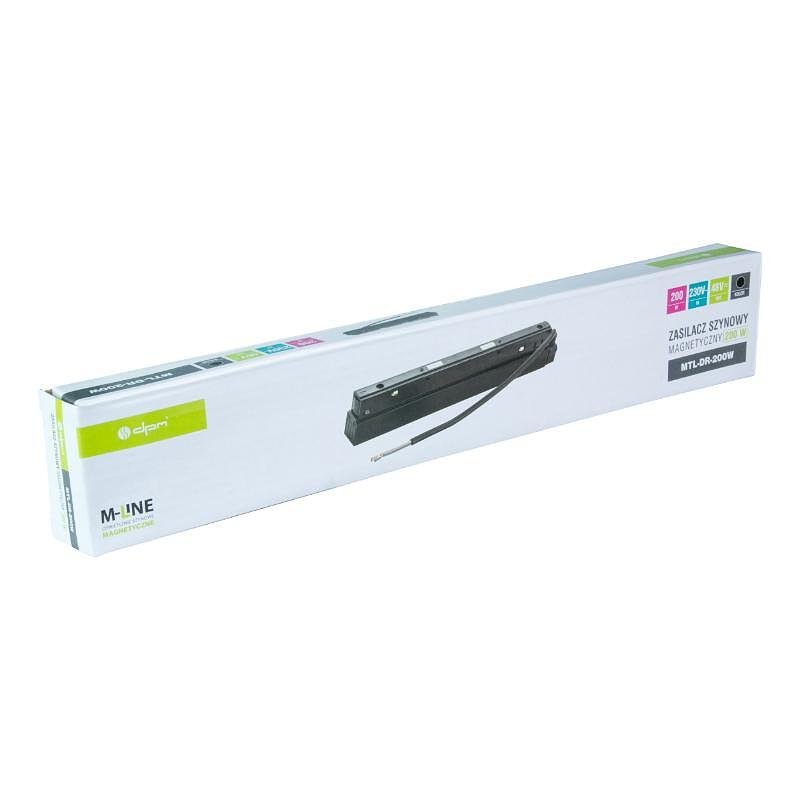 Захранване за магнитна релса M-LINE, черно, 200W 48V DC, DPM, MTL-DR-200W