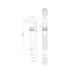 Разклонител с копче ЧЕРЕН 3х2P+E с кабел 1.4 метра и 3хUSB тип A+C 3.4A 17W за бюро Commel, COMMEL, C235-130