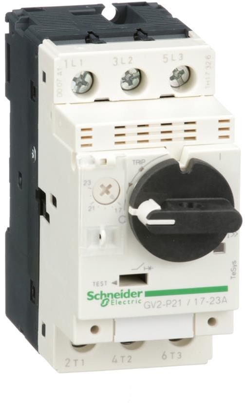 Моторна защита TeSys GV2P 9kW TM 17…23A 50kA SE, SCHNEIDER ELECTRIC НИСКО НАПРЕЖЕНИЕ, GV2P21