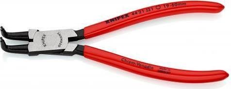 Зегер клещи под ъгъл 90°, Ø19-60мм, червена ръкохватка 170мм, Knipex - K4421J21