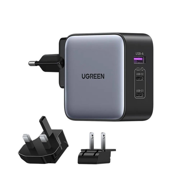 ЗАРЯДНО УСТРОЙСТВО 220V 2USBC,1USBA,65W,US,UK,EU CD296 UGREEN