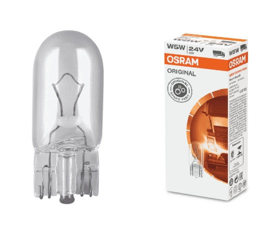 АВТОМОБИЛНА ЛАМПА 2845 W5W 24V W2,1x9.5d UNPACKED OSRAM