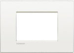 Рамка 4 мод. метална Pure white AIR LL Bticino , BTICINO, LNC4804BN