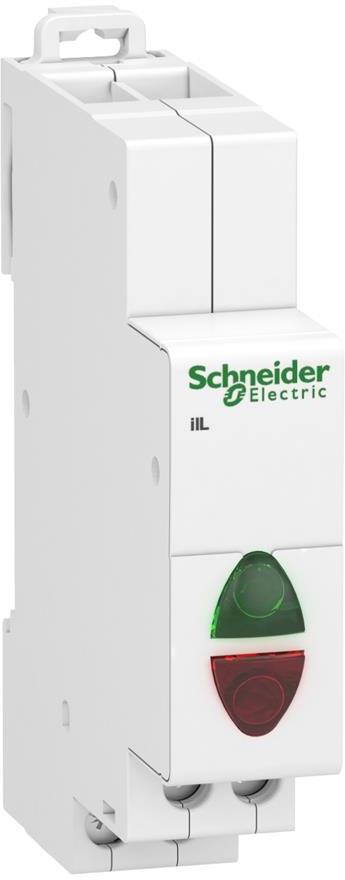 Модулен индикатор Acti 9 iIL 110…230Vac зелен/червен SE, SCHNEIDER ELECTRIC НИСКО НАПРЕЖЕНИЕ, A9E18325