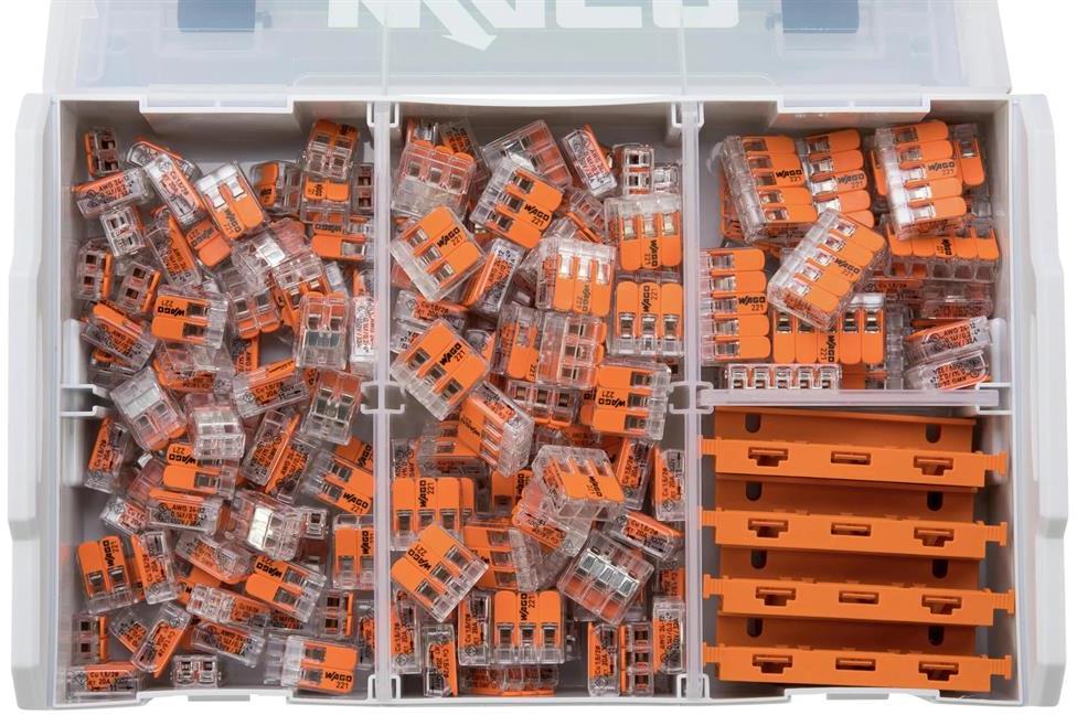 Комплект L-BOXX 221 Mini бързи връзки отваряеми Wago, WAGO, 887-952