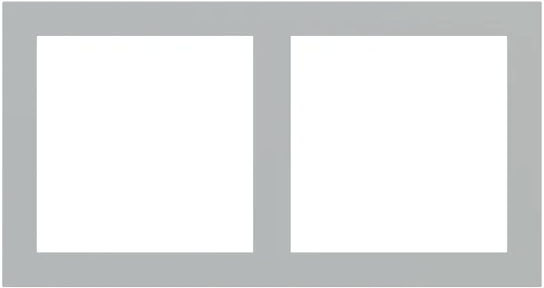 Рамка 2х 60x60 FF/Linea71 Fenix Grey Ephesus EKINEX, EK-P2S-FGE