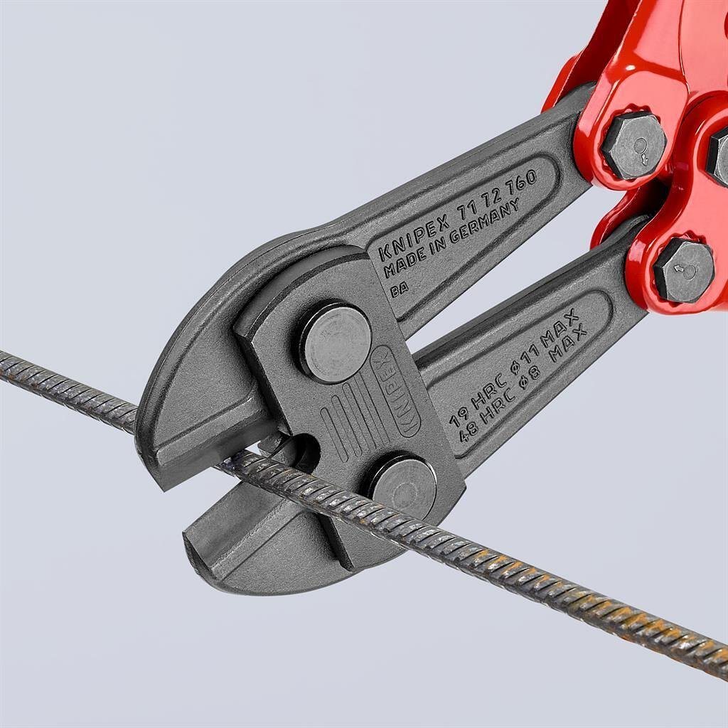 Ножици за рязане на арматура, синьо-червена ръкохватка 760мм, Knipex - K7172760