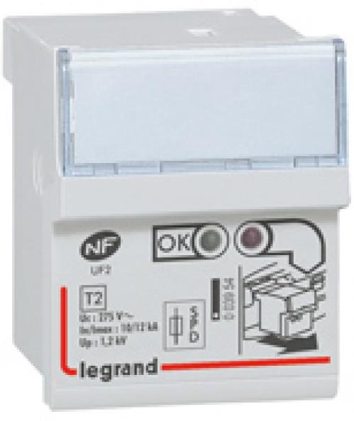 Сменяем модул за катоден отводител тип 2+3 SPD 12kA 275V Legrand, LEGRAND НИСКО НАПРЕЖЕНИЕ, 3954