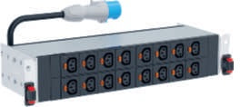 Разклонител iPDU 19" 2U 16x C13, със софтуерно управление, кабел 3м и щепсел 2P+E 32A, Legrand, LEGRAND, 646021