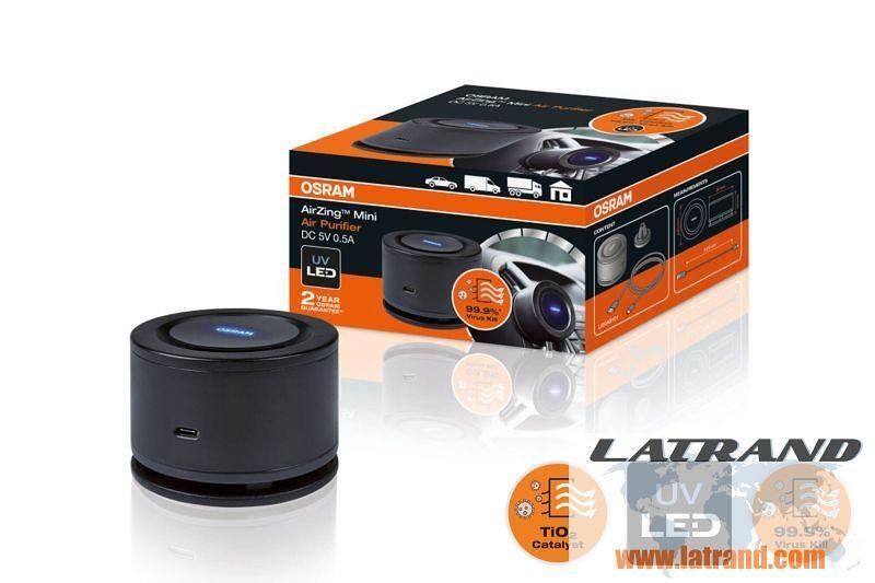 Пречиствател на въздух за превозни средства Osram Airzing Mini  за USB 2W, 5V, Air zing