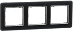 Рамка 3х цвят Опушено стъкло Sedna SE, SCHNEIDER ELECTRIC, SDD362803