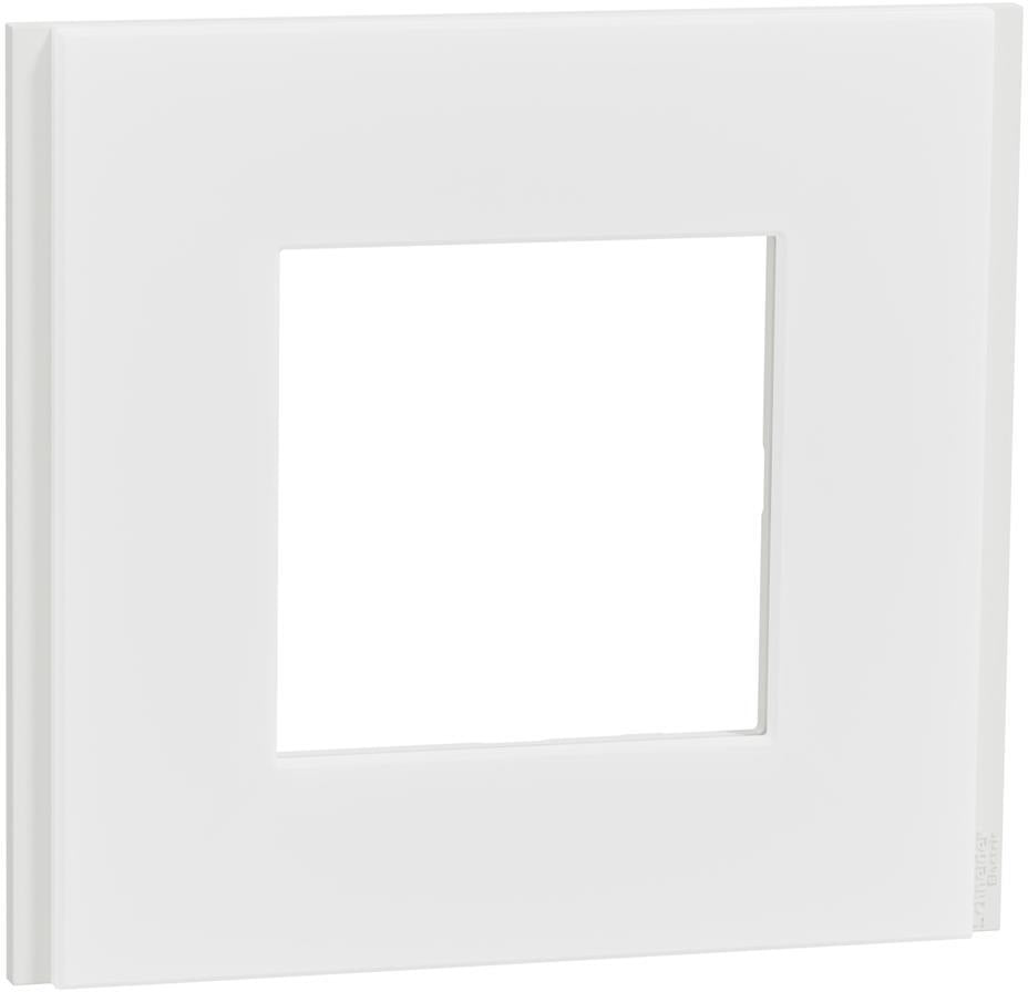 Лицева рамка 1х цвят Бял мат Unica Déco SE, SCHNEIDER ELECTRIC, NU600279