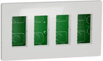 Моноблок за скрит монтаж 4x4 мод. цвят Бял Unica System+ SE, SCHNEIDER ELECTRIC, NU174418