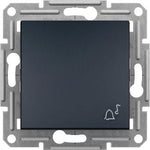 Бутон със символ "звънец" цвят Антрацит Asfora SE, SCHNEIDER ELECTRIC, EPH0800171
