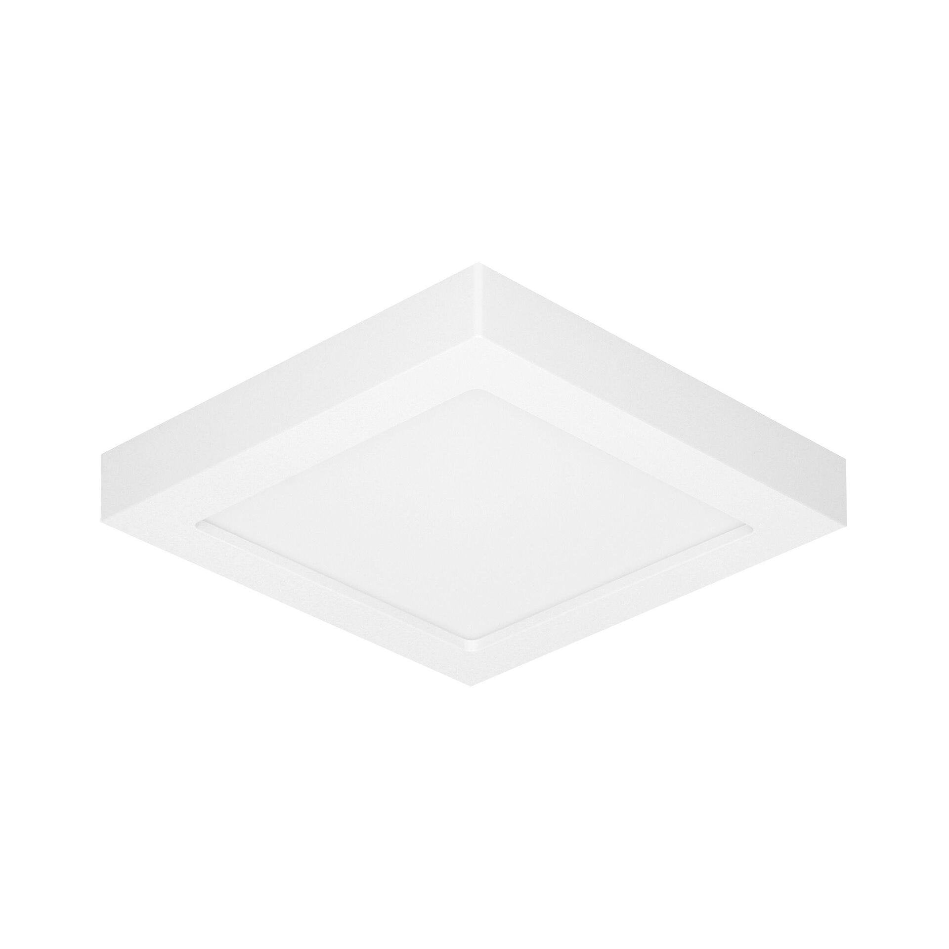 LETI LED 24W осветително тяло, за повърхностен монтаж, квадратно, 1900lm, 3000K, бяло, вградено LED захранване - AD-OD-6075WLX3, ADVITI