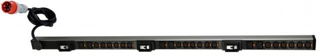 Разклонител PDU Zero-U 18x C13 + 6x C19, с кабел 3м и щепсел 3P+N+E 16A, Legrand, LEGRAND, 646870