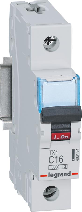 Автоматичен прекъсвач TX3 1P 32A крива С 6kA Legrand, LEGRAND НИСКО НАПРЕЖЕНИЕ, 403437