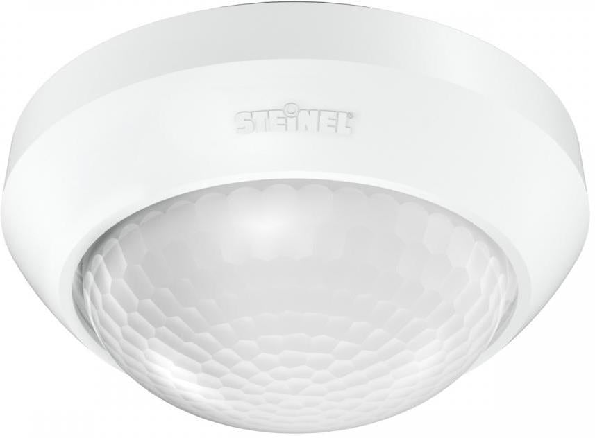 Датчик за движение PIR, за открит монтаж на таван, 360°, обхват D24m @ h=2,8m, IP54, IS 2360-3 ECO, Бял, SNL1532 Steinel, STEINEL, SL057770