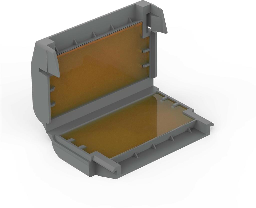 Кутия с гел GelBox Wago за клема до 6мм2, IP x8, 40.1x21.3x57мм, сива , WAGO, 207-1433