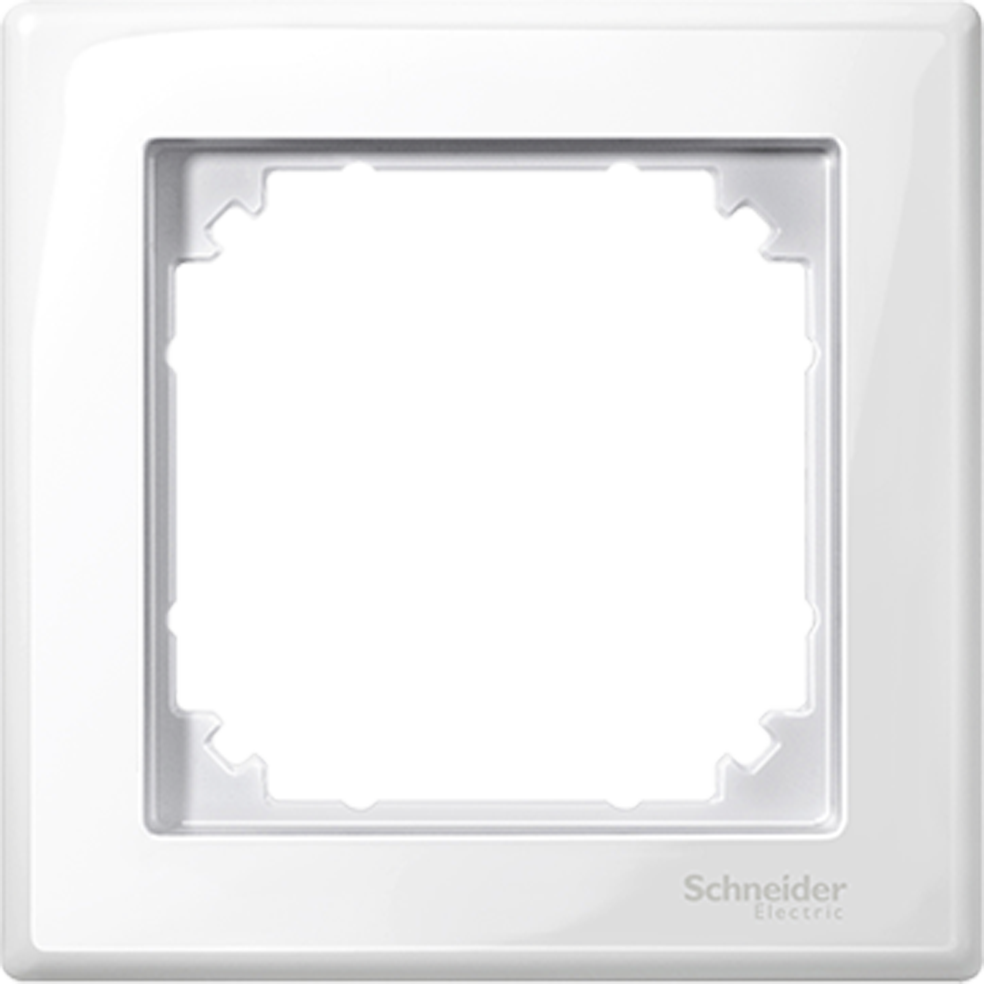 Рамка 1х цвят Активно бял антибактериална M-Smart System M  Merten SE, SCHNEIDER ELECTRIC, MTN478125
