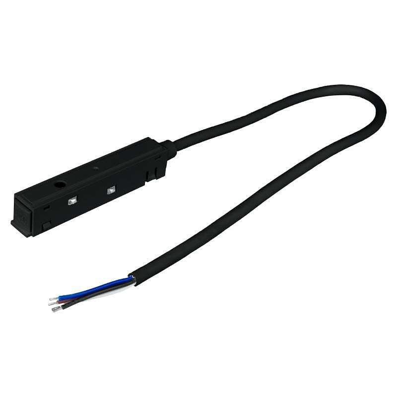 Конектор за магнитни релси с кабел M-LINE, черен, 1 м, DPM, MTL-PB