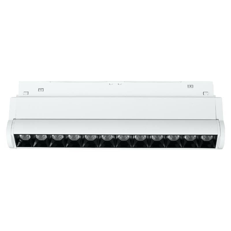 Линейна лампа с магнитна релса, регулируема M-LINE, бяла, 12 W, 960 lm, 4000 K, DPM, MTL-NRS-12W-W