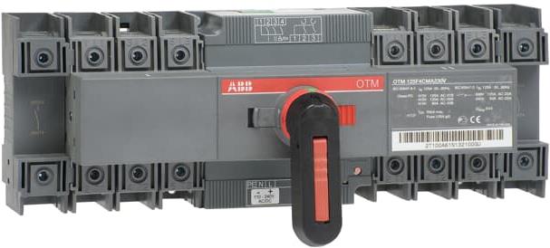 Разединител OTM… 125A 4P I-0-II с моторно задвижване 230V и ръкохватка ABB, 1SCA120097R1001