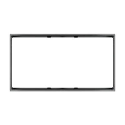 Рамка 2х 80x80 Form FF Metal Titanium EKINEX, EK-FO2-GBS