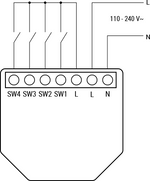 Микромодул Smart 4х аналогови входа Shelly i4 Gen3 - 261828, SHELLY