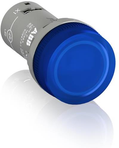 Сигнална лампа LED CL2-523L сглобена синя 230Vac Ø22mm Compact ABB, 1SFA619403R5234