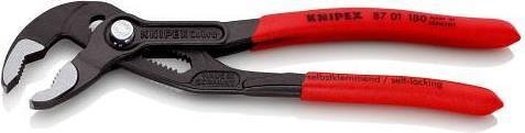 Клещи раздвижени Cobra, червена ръкохватка 180мм, Knipex - K8701180