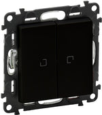 Сериен девиаторен ключ с индикация 0.15мА LED цвят черен Valena Life Legrand, LEGRAND, 756319