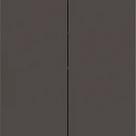 Лицев панел за 2 бутона вертикално 30x60 Linea71 Fenix Cocoa Orinoco EKINEX, EK-T2R-FCC