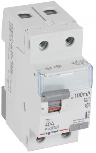 ДТЗ 2P 40А 100mА серия TX3 ID тип A Legrand, LEGRAND НИСКО НАПРЕЖЕНИЕ, 411565