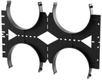 Аранжор за тръба 4х ф160мм цвят Черен HDPE UV Kouvidis, KOUVIDIS, KD6121160