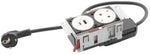 Мебелна кутия с 1х Шуко и USB тип A+C, кабел 2m, 148x80mm, цвят БЯЛ, Incara Disq'In Legrand, LEGRAND, 654746