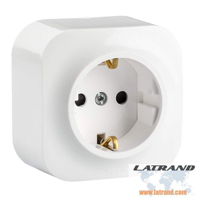 LEGRAND - FORIX 782420 Контакт шуко 16А детска защита открит монтаж IP21