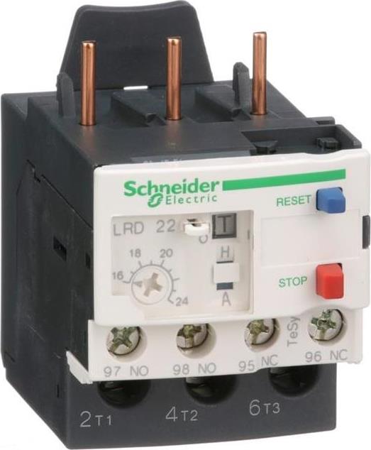 Термична защита TeSys D 16...24A 1NO-1NC SE, SCHNEIDER ELECTRIC НИСКО НАПРЕЖЕНИЕ, LRD22
