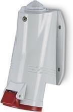 Промишлен контакт 3P+Е 16A IP44 серия Optima модел Base Scame-513.1656 червен/бял