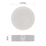 Луна LED DN170 18W 4000K 1800lm 120° 25000h IP20 SM RUBIC EMOS, ZM5442
