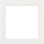 Рамка 1х 60x60 FF/Linea71 Fenix White Malè EKINEX, EK-PQS-FBM