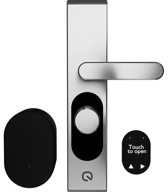 Брава за врата хром LOQED Touch Smart Lock 2S - 073909, SHELLY, LOQED Touch Smart Lock 2S S