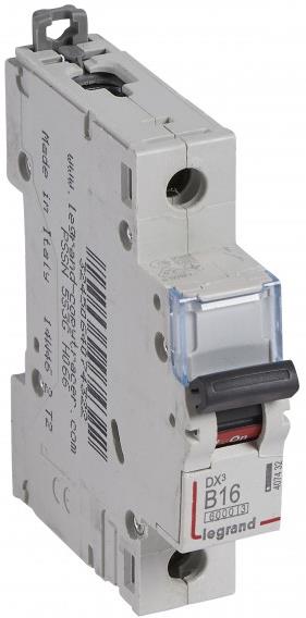 Автоматичен прекъсвач DX3 1P 16A крива B 6kA Legrand, LEGRAND НИСКО НАПРЕЖЕНИЕ, 407432